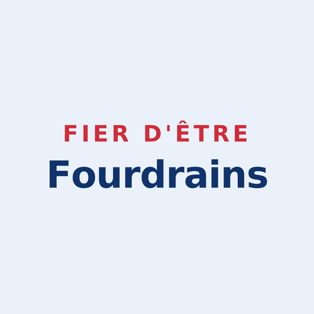 Sticker « Fier d'être Fourdrains » — design pour Fourdrinoy