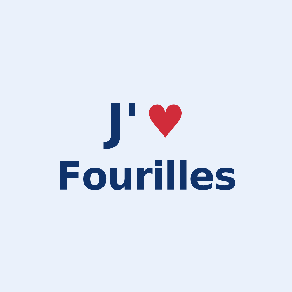 Sticker personnalisé Fourilles — design J'aime Fourilles