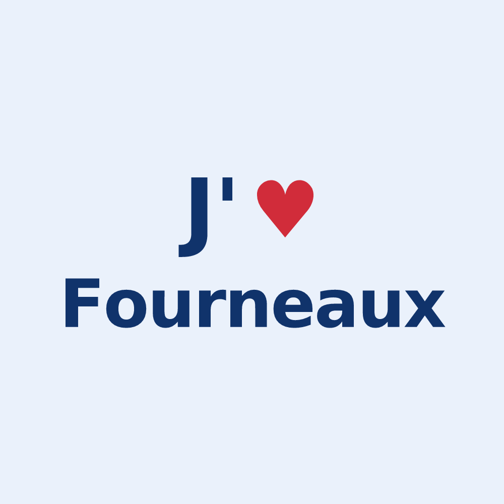 Sticker personnalisé Fourneaux — design J'aime Fourneaux