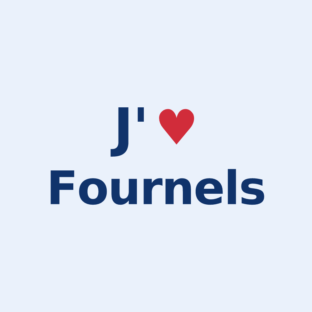 Sticker personnalisé Fournels — design J'aime Fournels