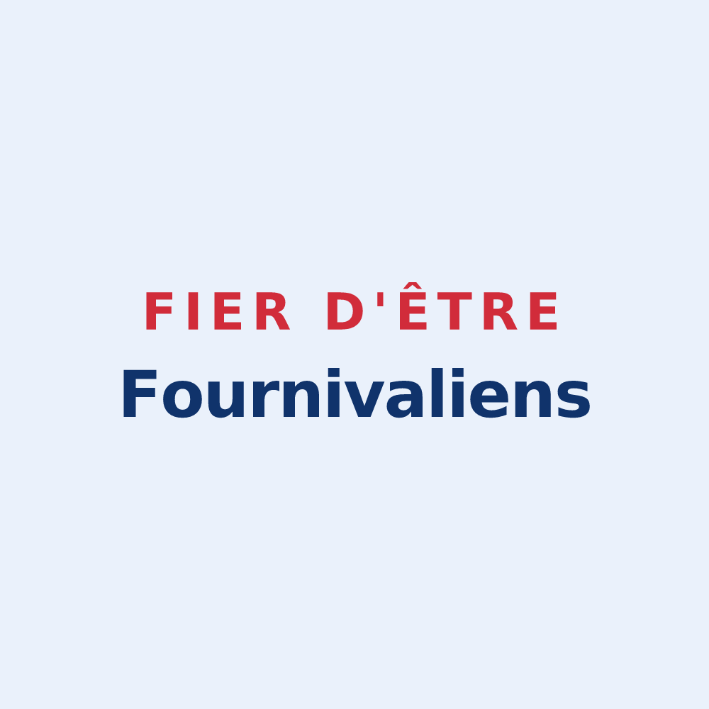 Sticker « Fier d'être Fournivaliens » — design pour Fournival