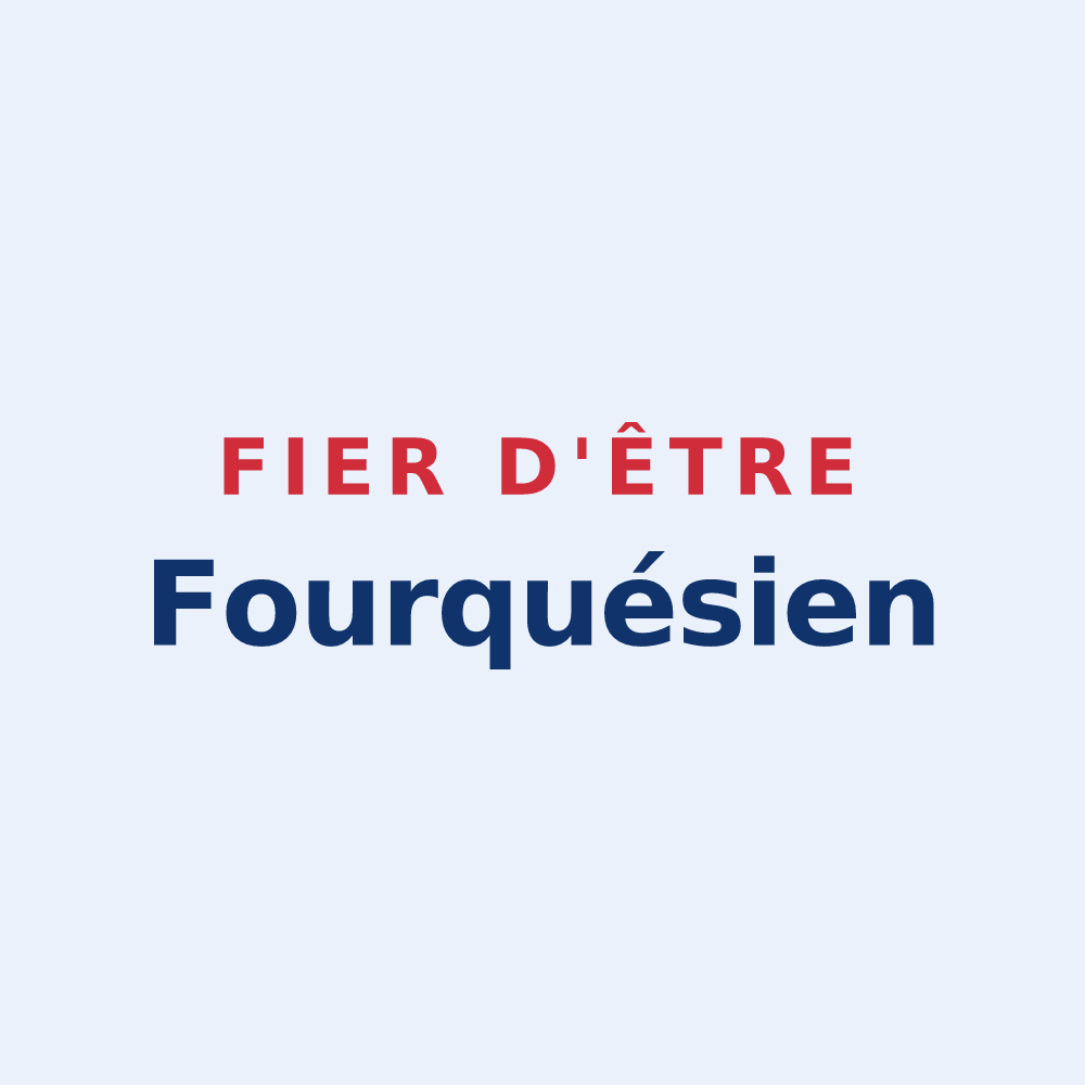 Sticker « Fier d'être Fourquésien » — design pour Fourques