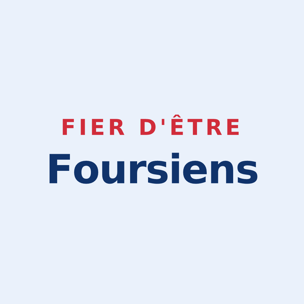 Sticker « Fier d'être Foursiens » — design pour Fours