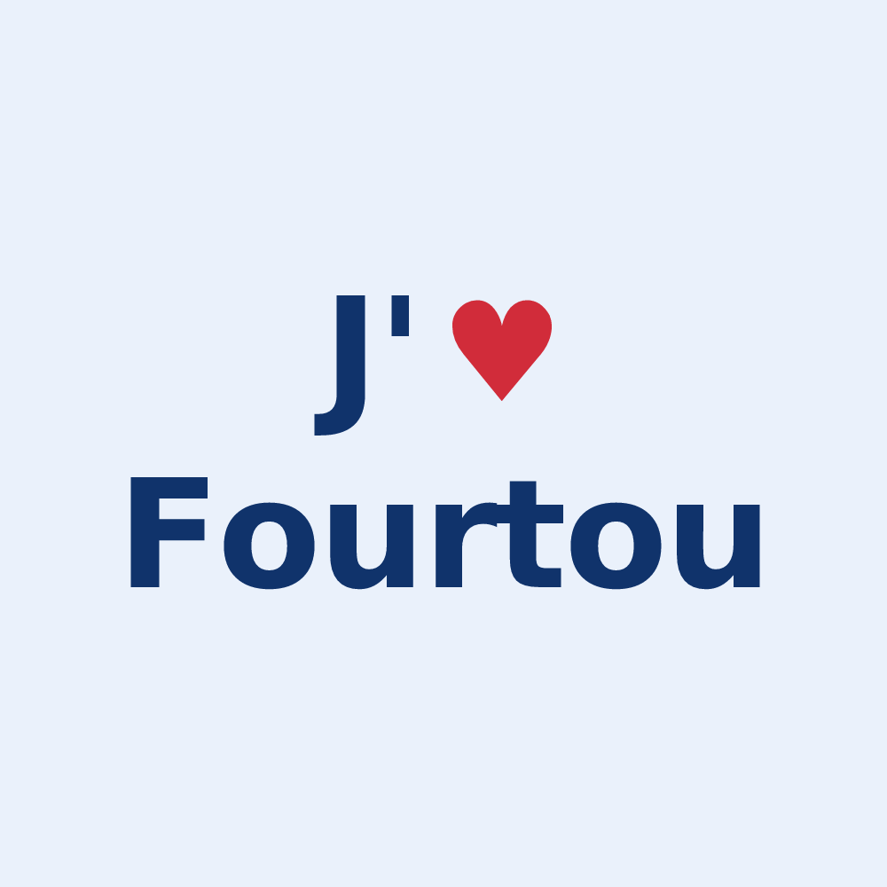 Sticker personnalisé Fourtou — design J'aime Fourtou