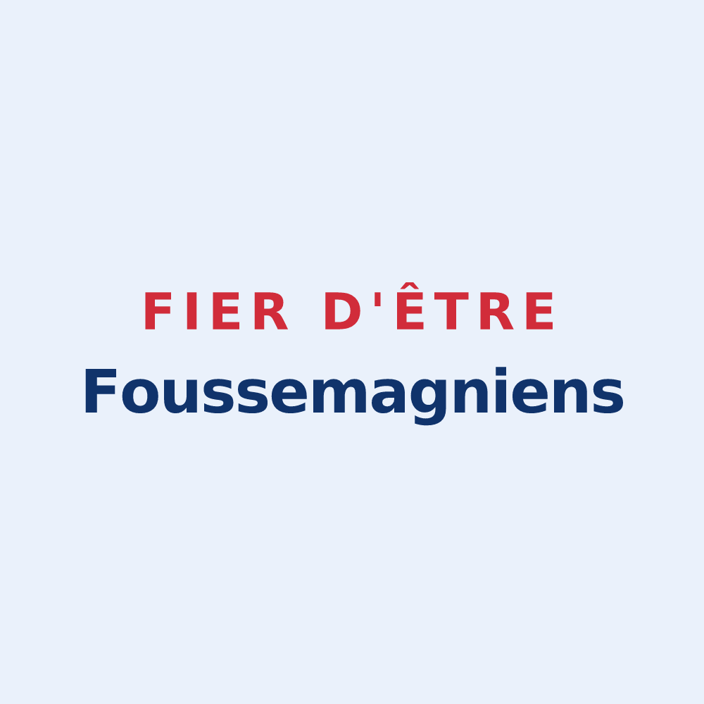 Sticker « Fier d'être Foussemagniens » — design pour Foussemagne