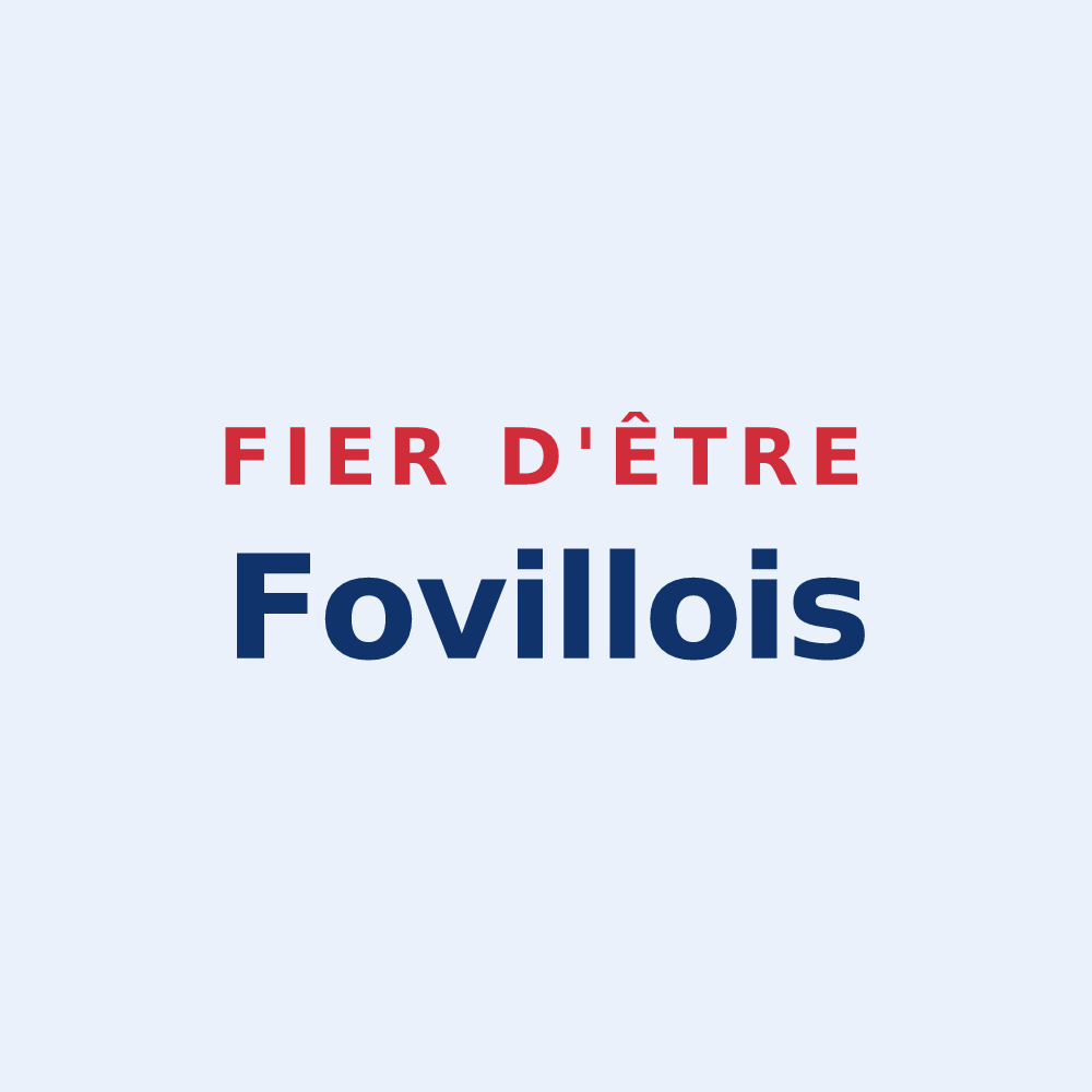 Sticker « Fier d'être Fovillois » — design pour Foville