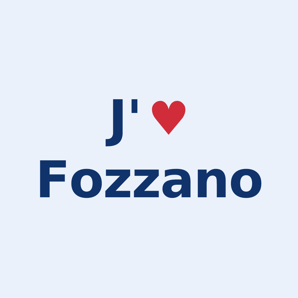 Sticker personnalisé Fozzano — design J'aime Fozzano