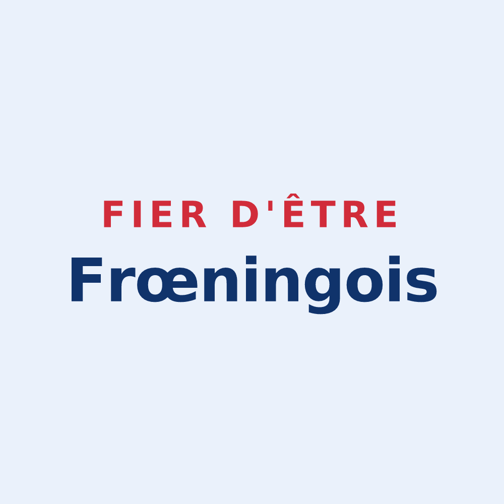 Sticker « Fier d'être Frœningois » — design pour Frœningen
