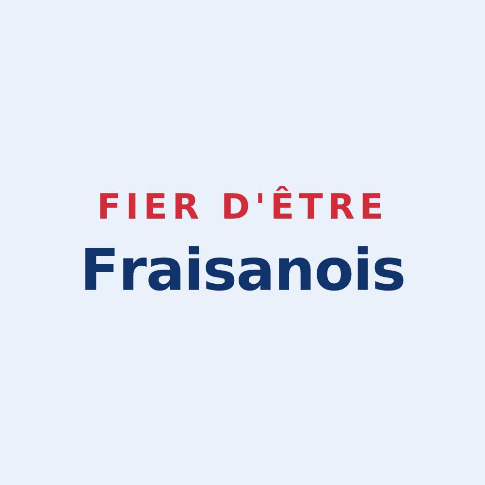 Sticker « Fier d'être Fraisanois » — design pour Fraisans
