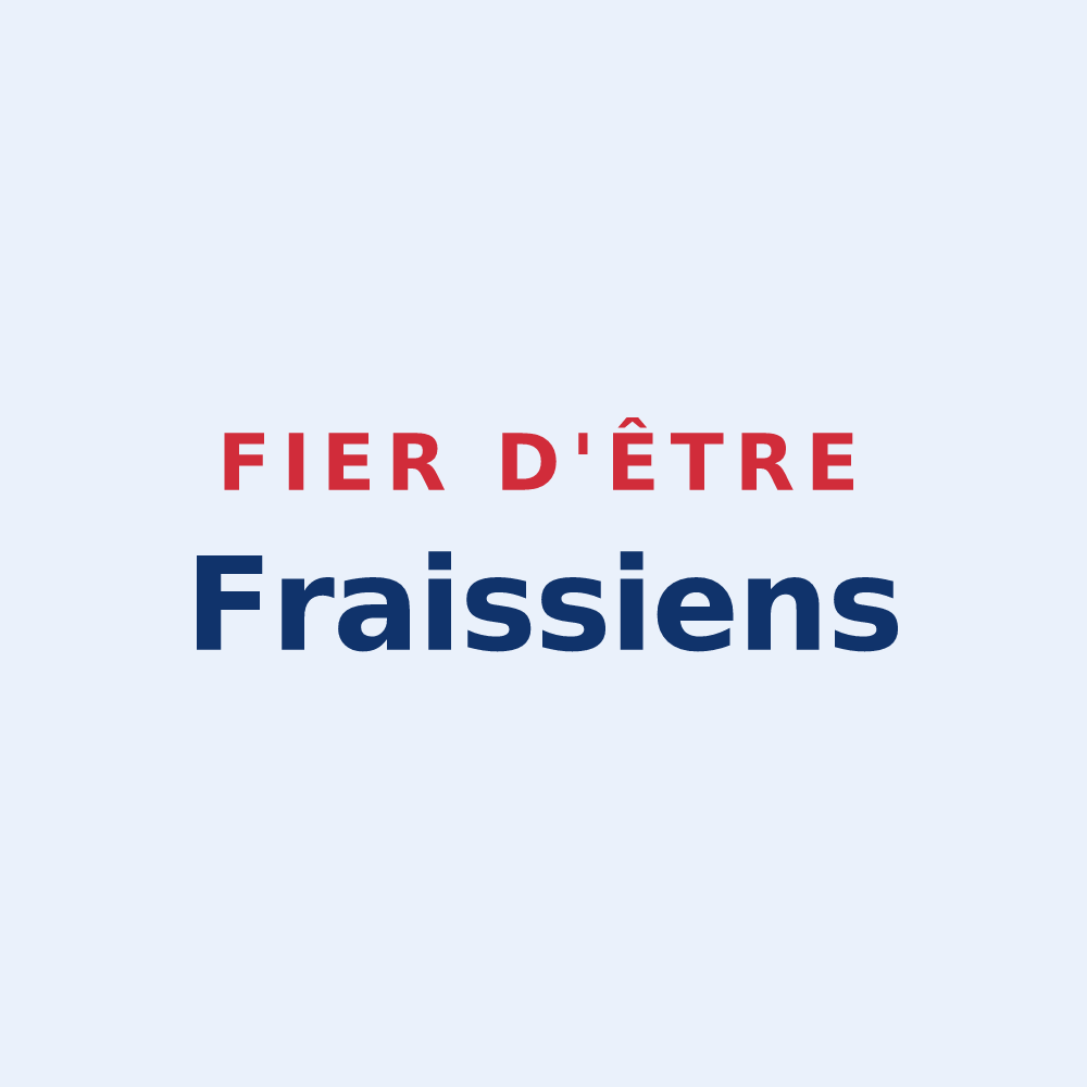 Sticker « Fier d'être Fraissiens » — design pour Fraissé-des-Corbières