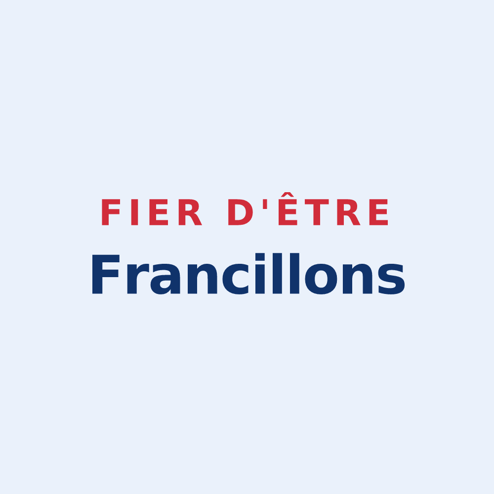 Sticker « Fier d'être Francillons » — design pour Françay