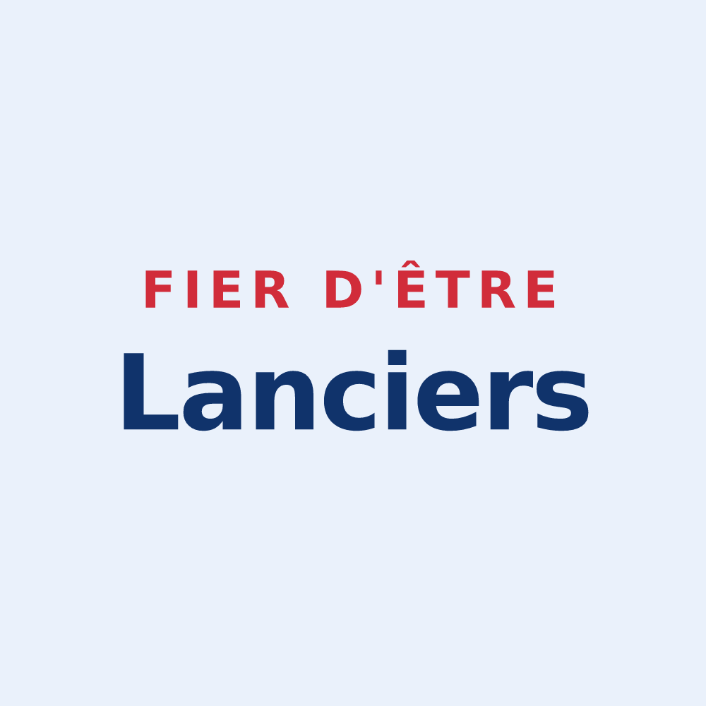 Sticker « Fier d'être Lanciers » — design pour Franchesse