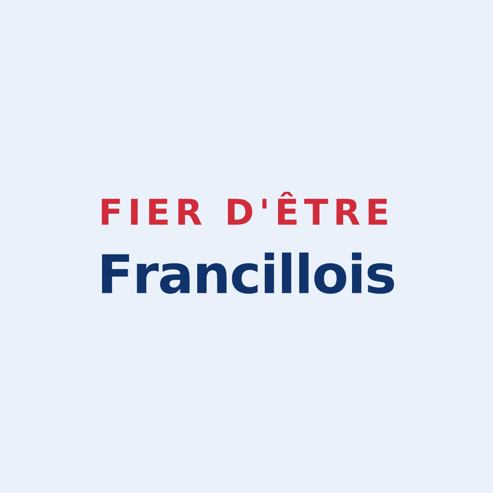 Sticker « Fier d'être Francillois » — design pour Francilly-Selency