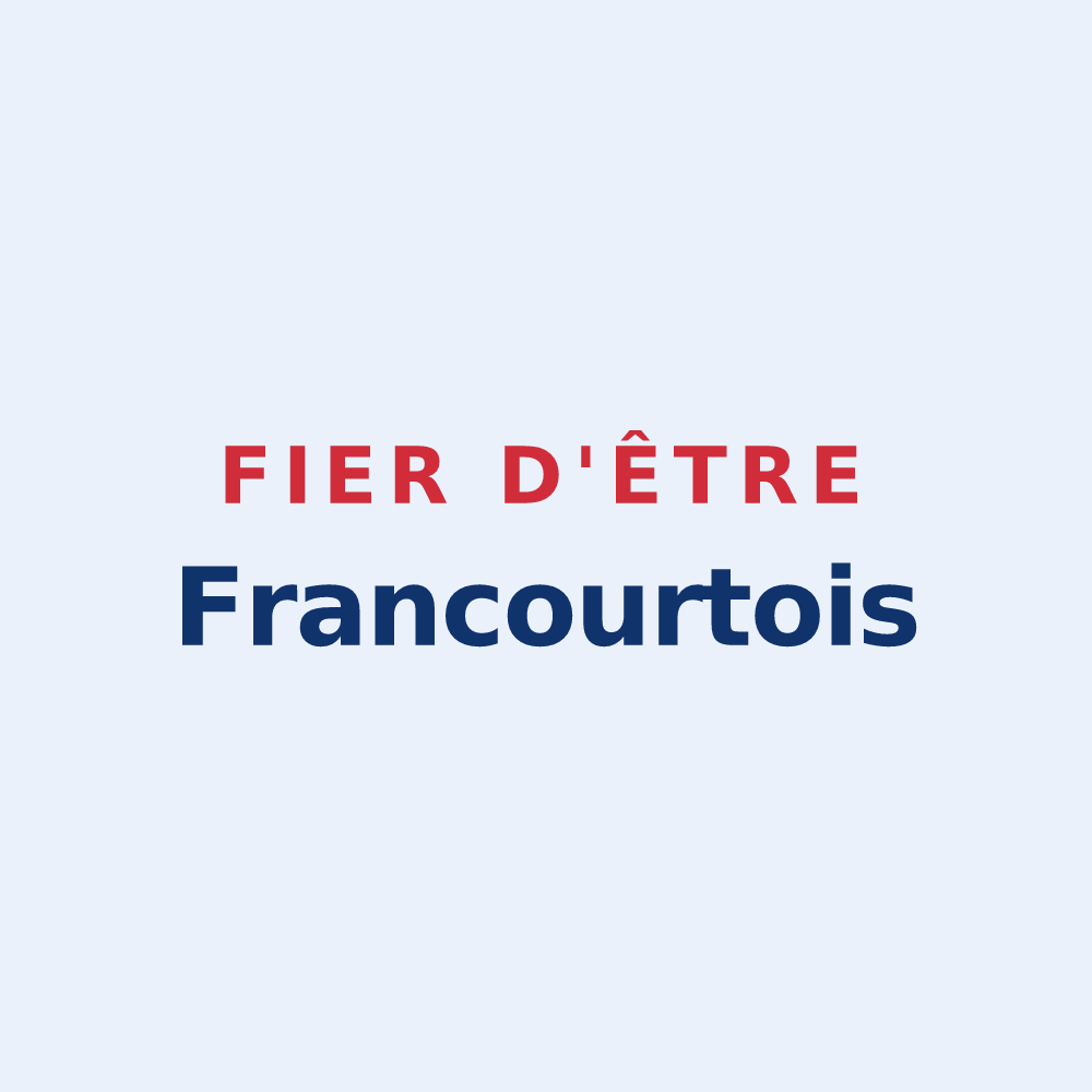 Sticker « Fier d'être Francourtois » — design pour Francourt
