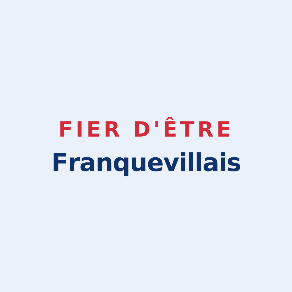 Sticker « Fier d'être Franquevillais » — design pour Franqueville-Saint-Pierre