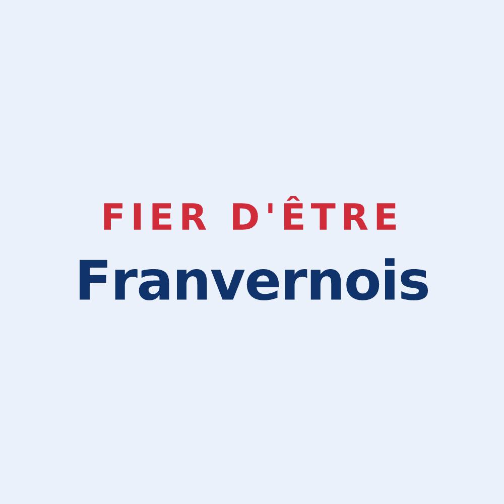 Sticker « Fier d'être Franvernois » — design pour Frans