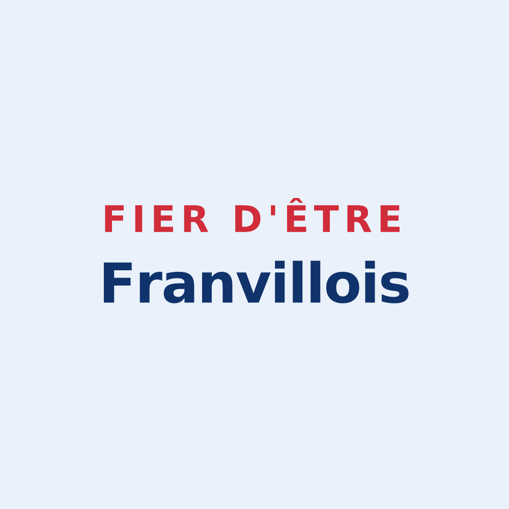 Sticker « Fier d'être Franvillois » — design pour Franvillers