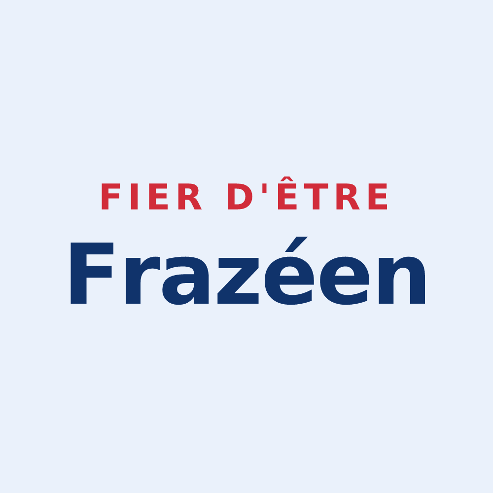 Sticker « Fier d'être Frazéen » — design pour Frazé