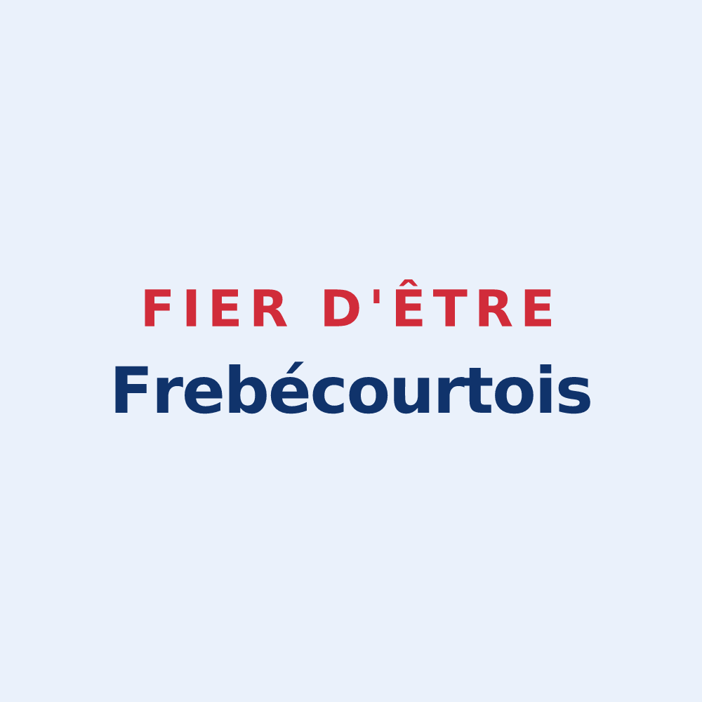 Sticker « Fier d'être Frebécourtois » — design pour Frebécourt