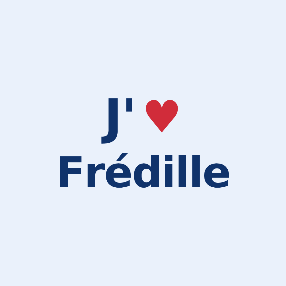 Sticker personnalisé Frédille — design J'aime Frédille