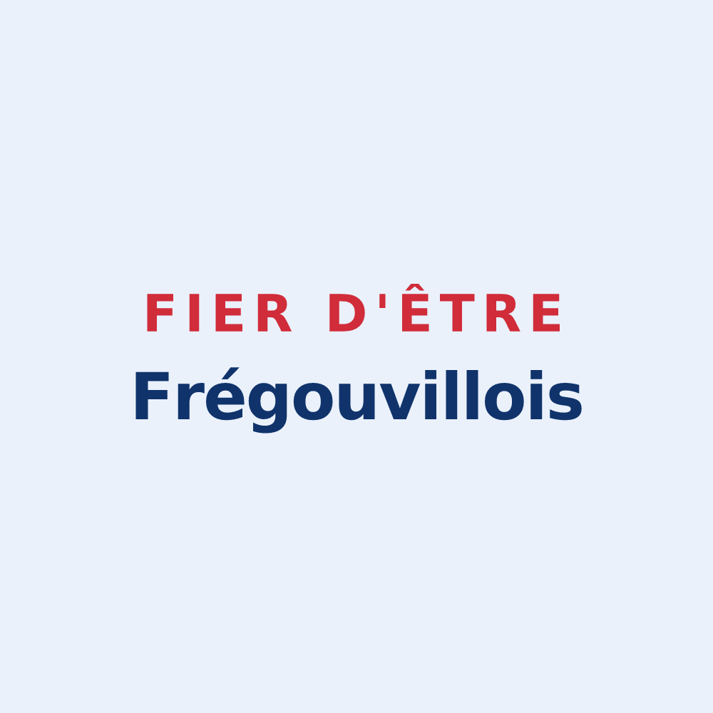 Sticker « Fier d'être Frégouvillois » — design pour Frégouville