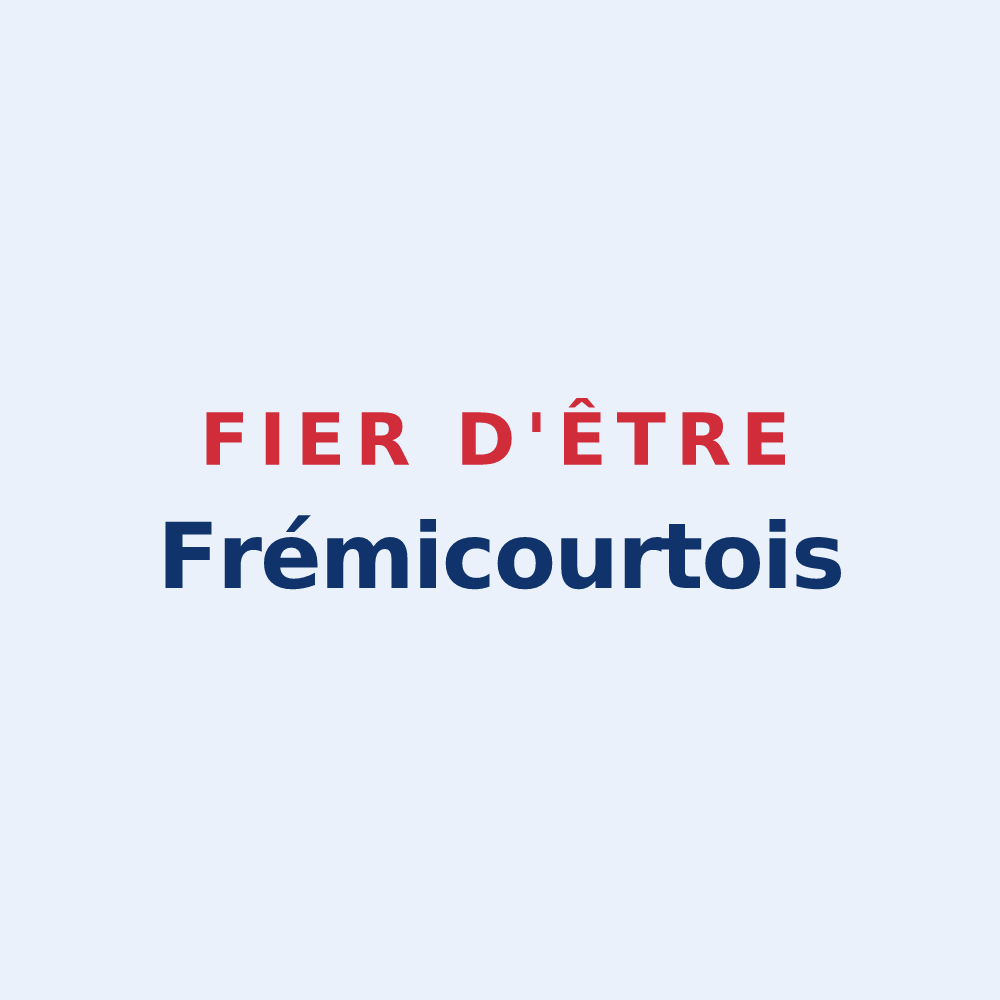 Sticker « Fier d'être Frémicourtois » — design pour Frémicourt