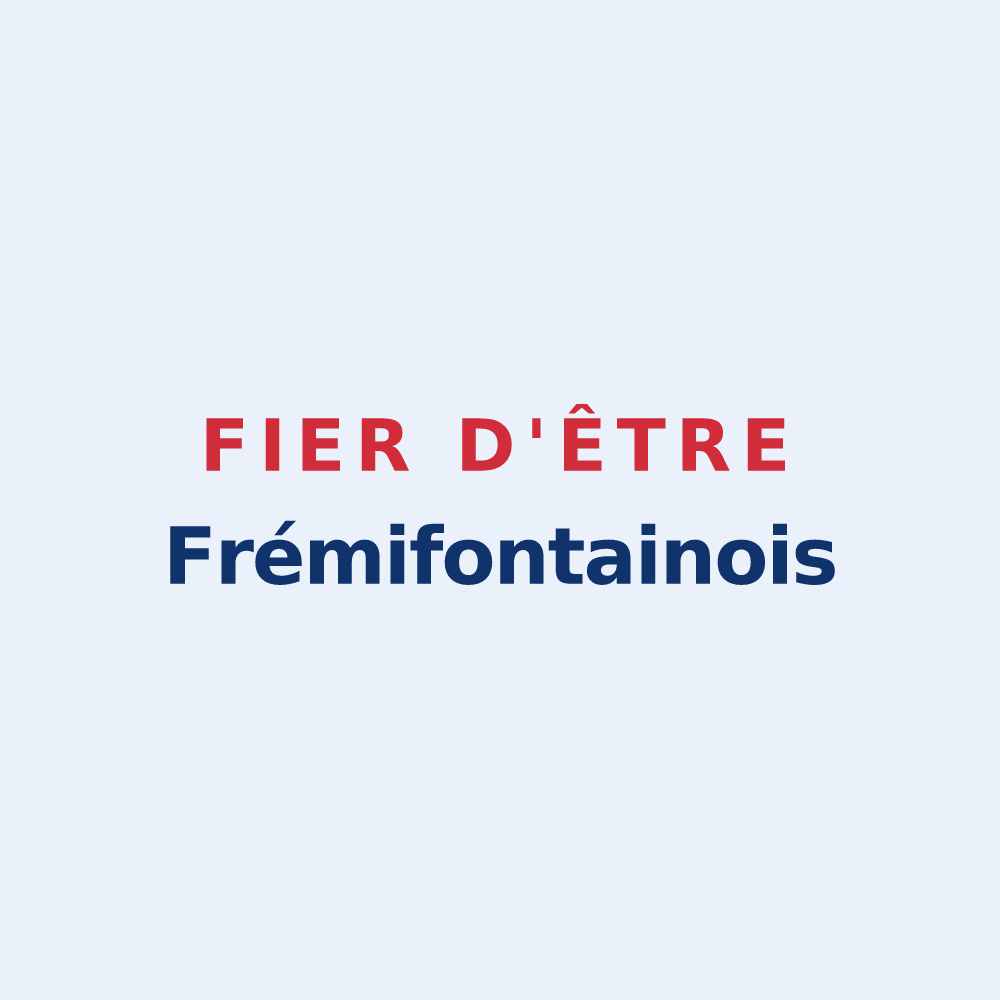 Sticker « Fier d'être Frémifontainois » — design pour Fremifontaine