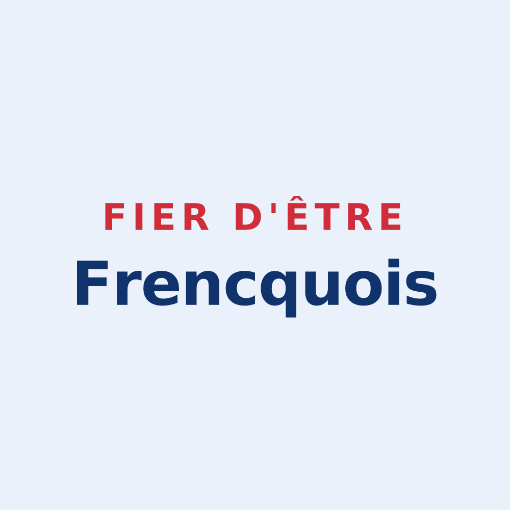 Sticker « Fier d'être Frencquois » — design pour Frencq