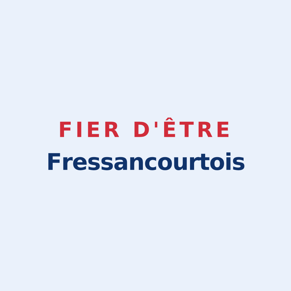 Sticker « Fier d'être Fressancourtois » — design pour Fressancourt