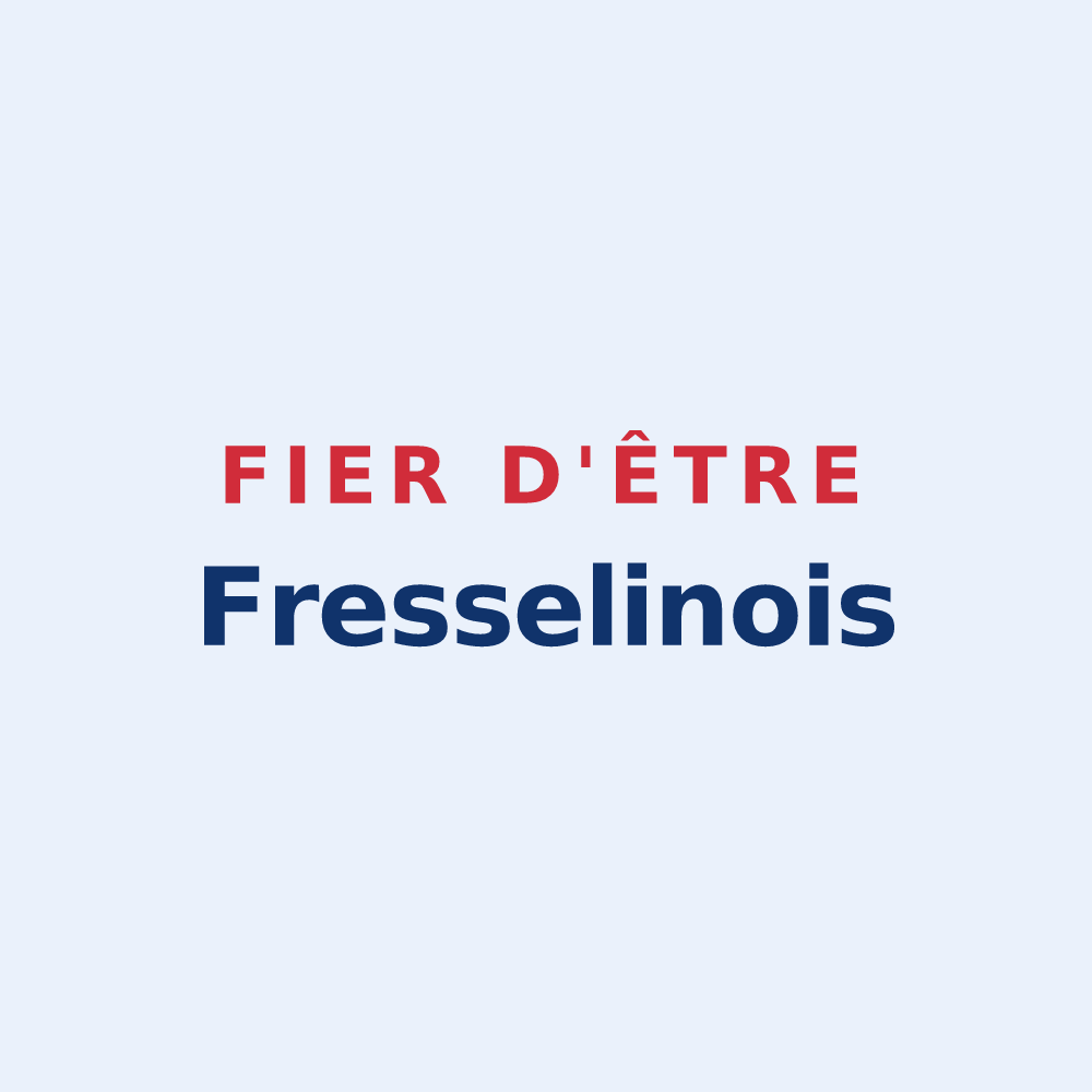 Sticker « Fier d'être Fresselinois » — design pour Fresselines