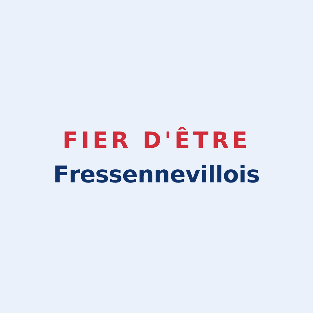 Sticker « Fier d'être Fressennevillois » — design pour Fressenneville