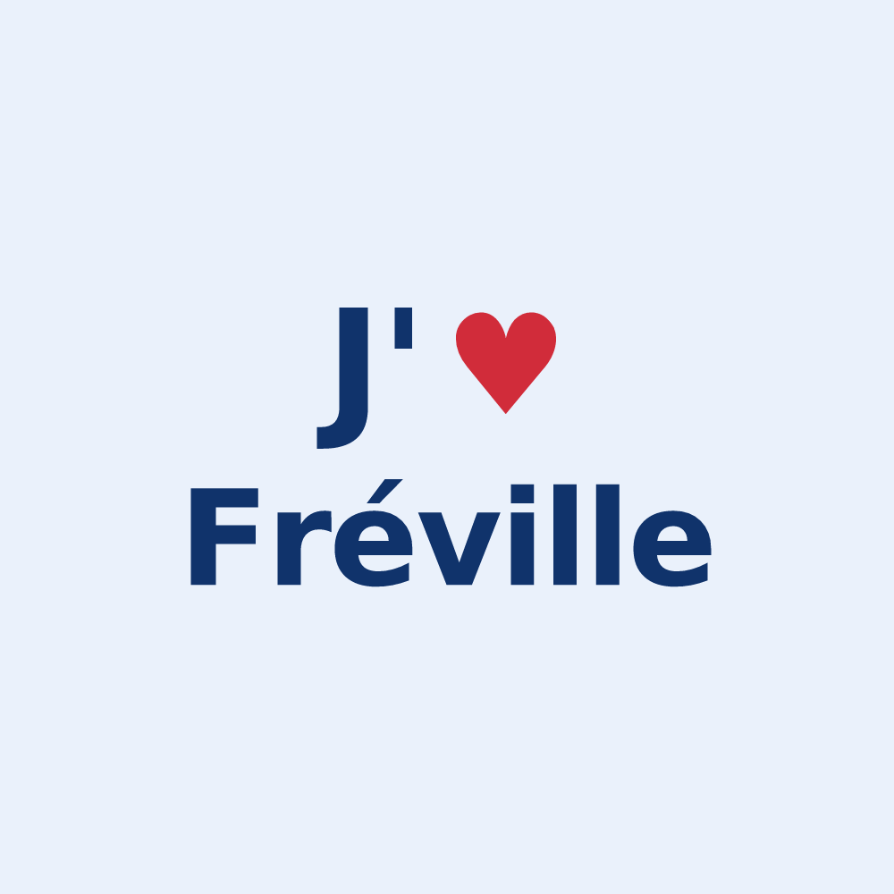 Sticker personnalisé Fréville — design J'aime Fréville