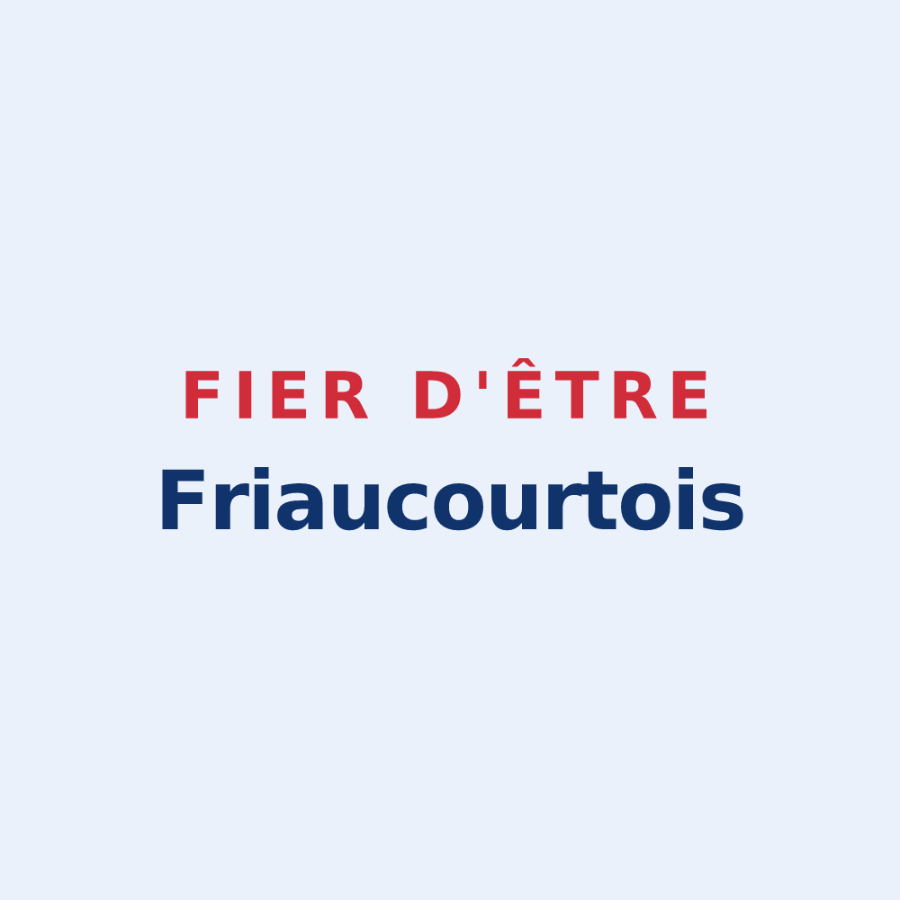Sticker « Fier d'être Friaucourtois » — design pour Friaucourt