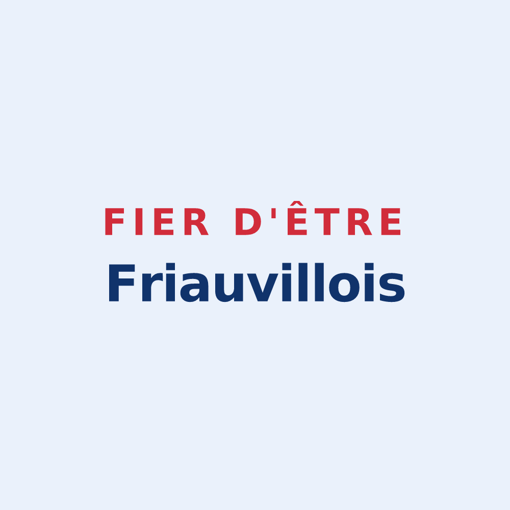 Sticker « Fier d'être Friauvillois » — design pour Friauville