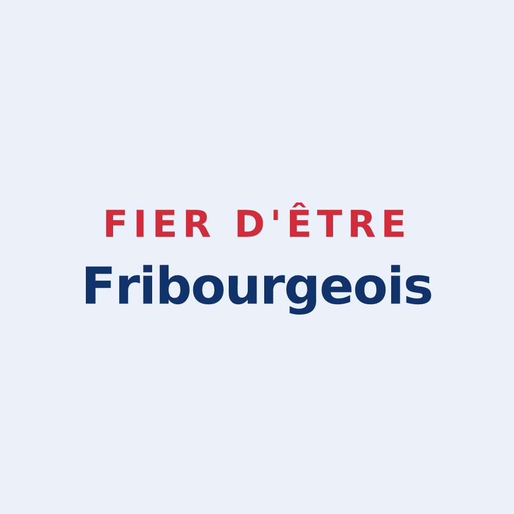 Sticker « Fier d'être Fribourgeois » — design pour Fribourg