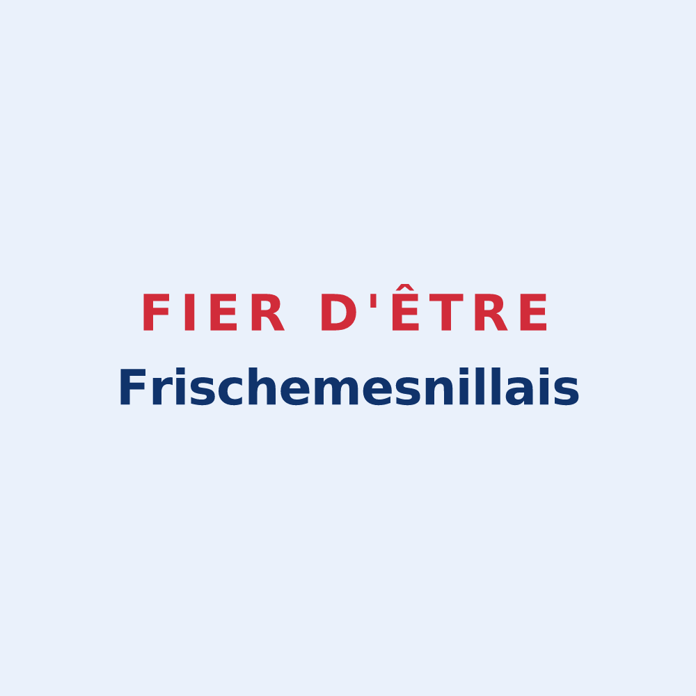 Sticker « Fier d'être Frischemesnillais » — design pour Frichemesnil