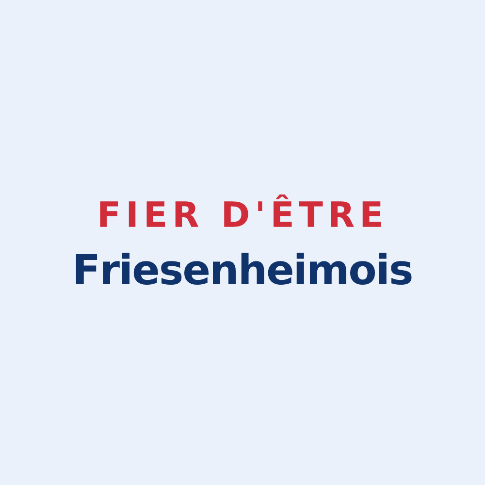 Sticker « Fier d'être Friesenheimois » — design pour Friesenheim