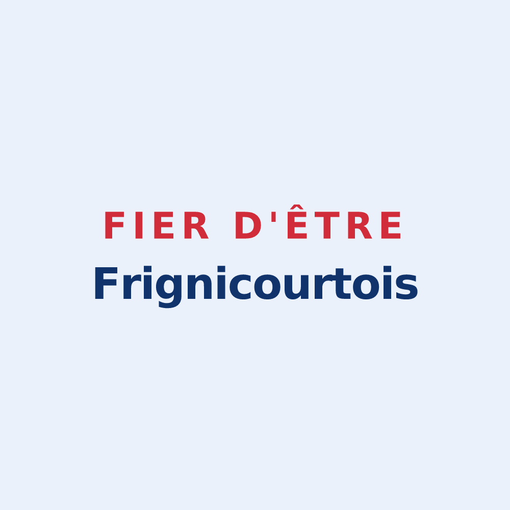 Sticker « Fier d'être Frignicourtois » — design pour Frignicourt