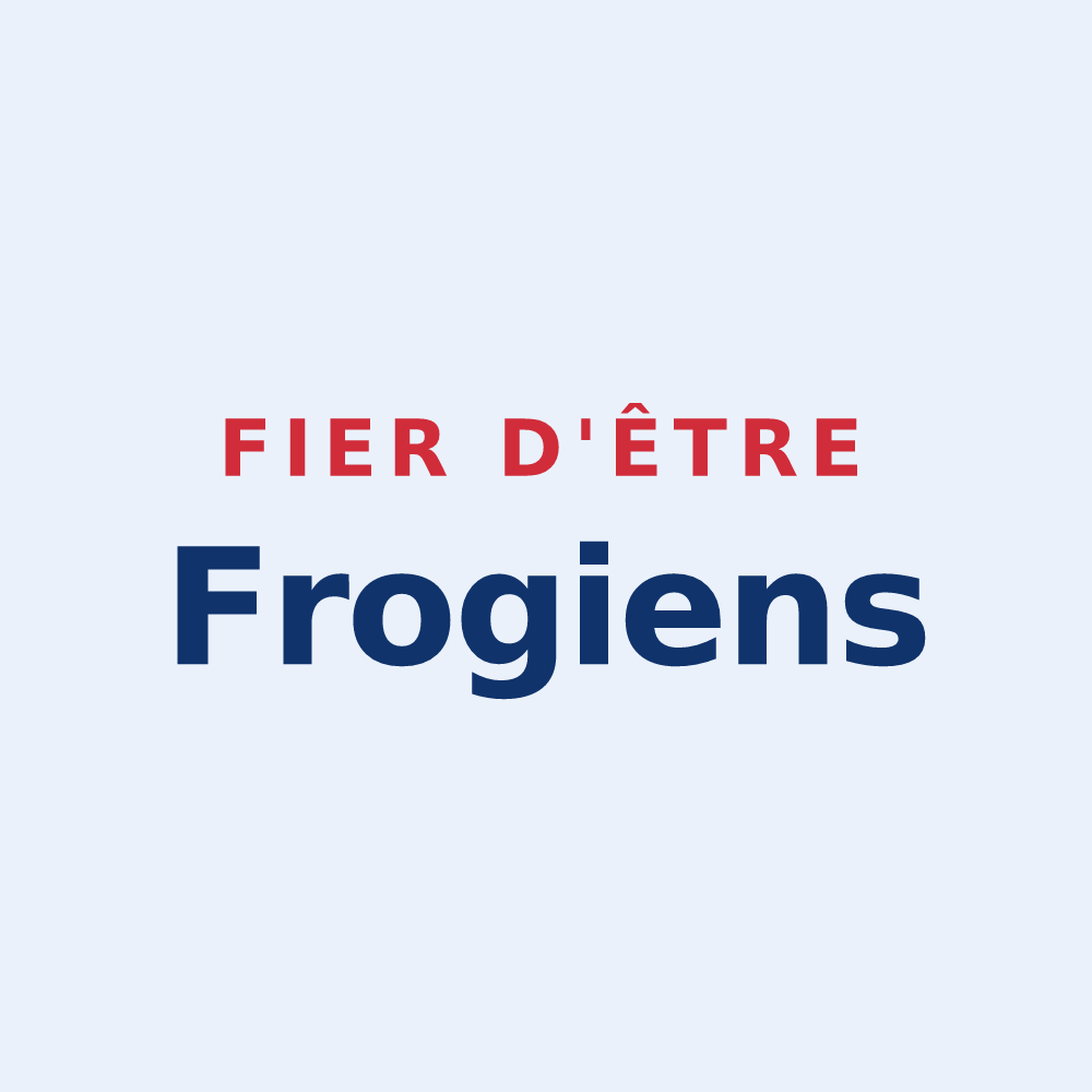 Sticker « Fier d'être Frogiens » — design pour Froges