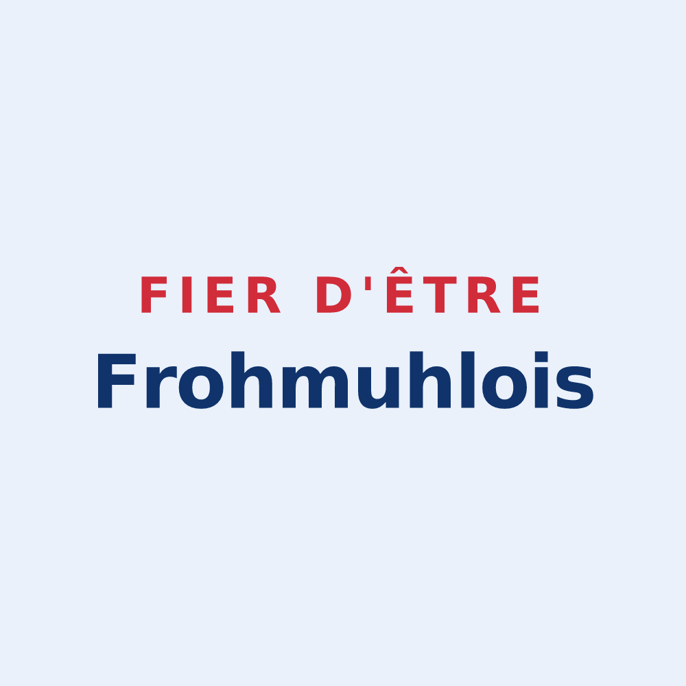 Sticker « Fier d'être Frohmuhlois » — design pour Frohmuhl