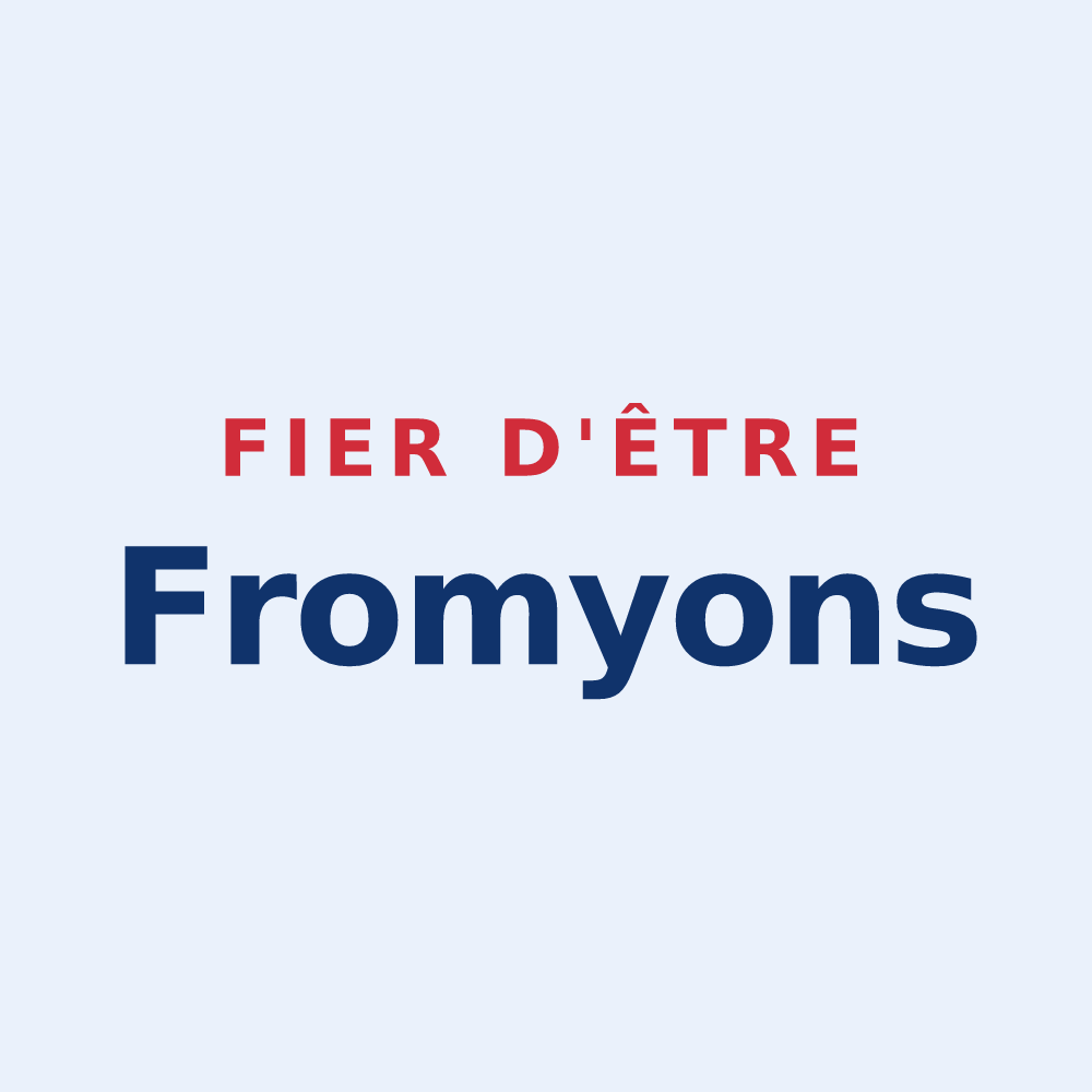 Sticker « Fier d'être Fromyons » — design pour Fromy