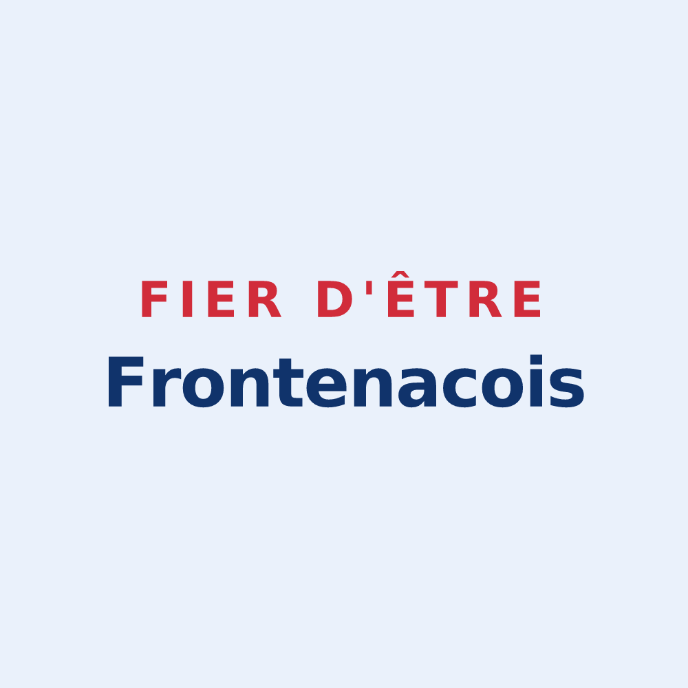 Sticker « Fier d'être Frontenacois » — design pour Frontenac