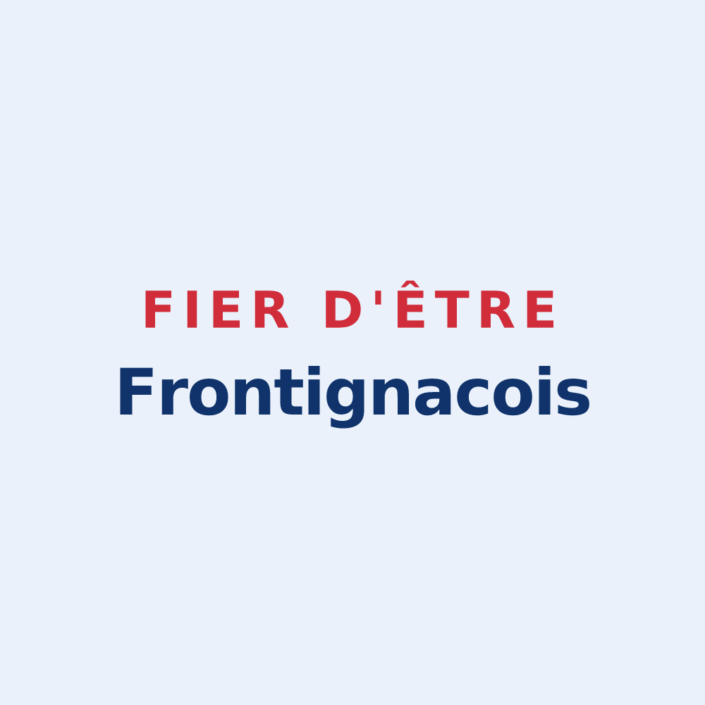 Sticker « Fier d'être Frontignacois » — design pour Frontignan-de-Comminges