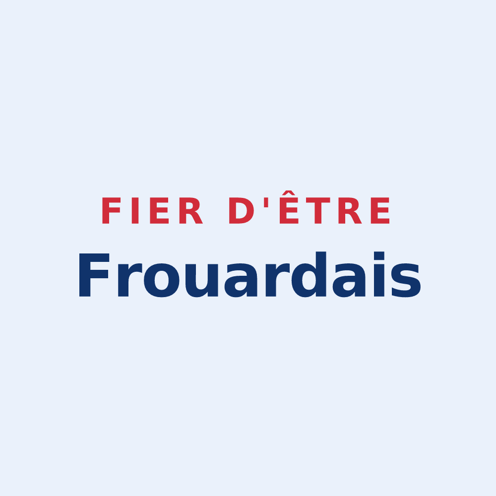 Sticker « Fier d'être Frouardais » — design pour Frouard