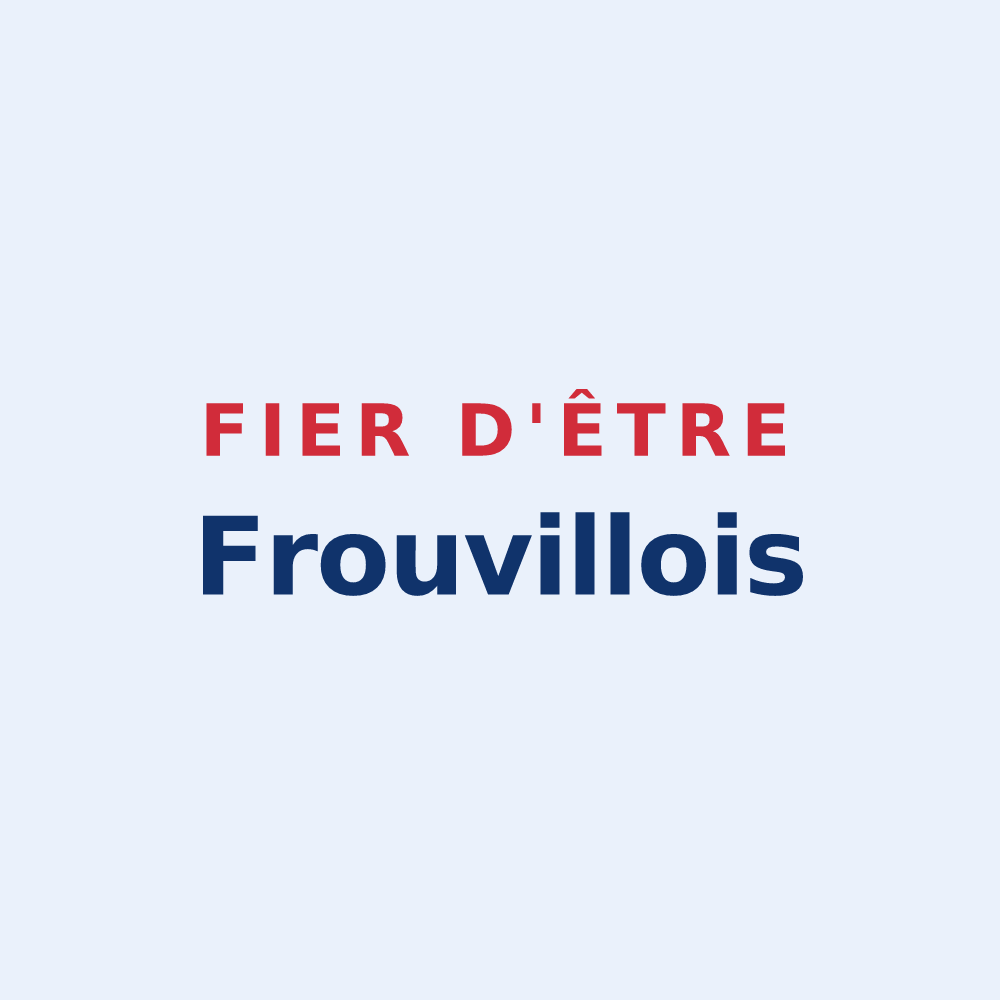 Sticker « Fier d'être Frouvillois » — design pour Frouville