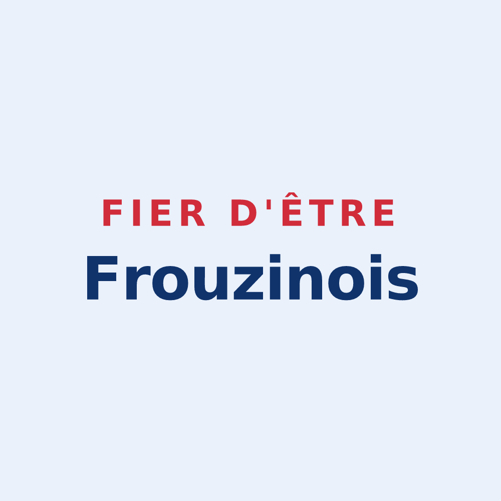Sticker « Fier d'être Frouzinois » — design pour Frouzins
