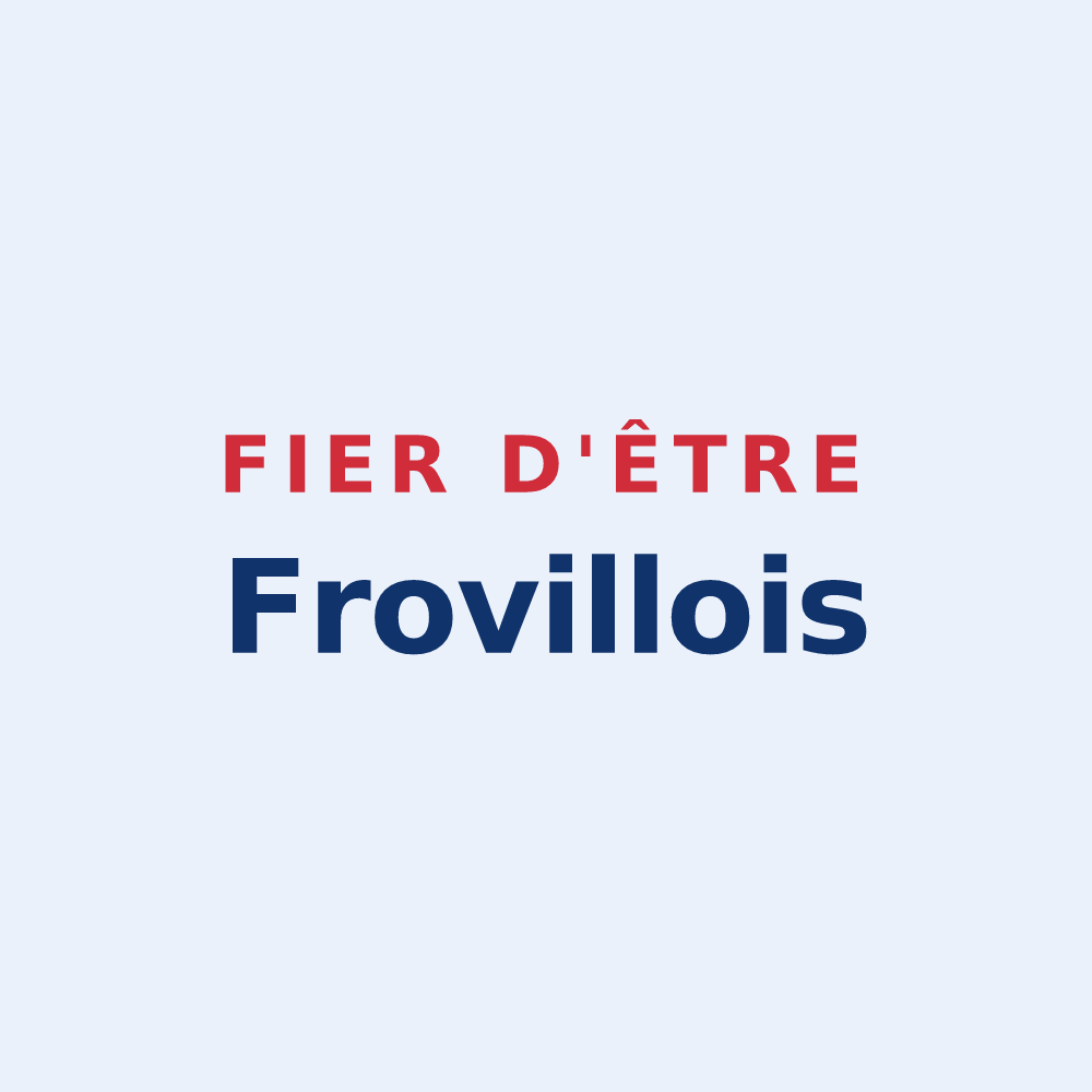 Sticker « Fier d'être Frovillois » — design pour Froville