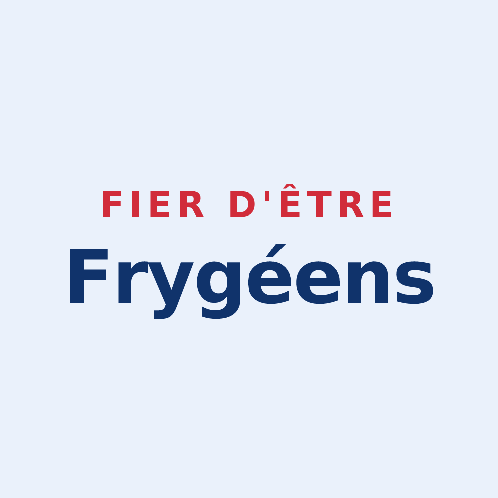 Sticker « Fier d'être Frygéens » — design pour Fry