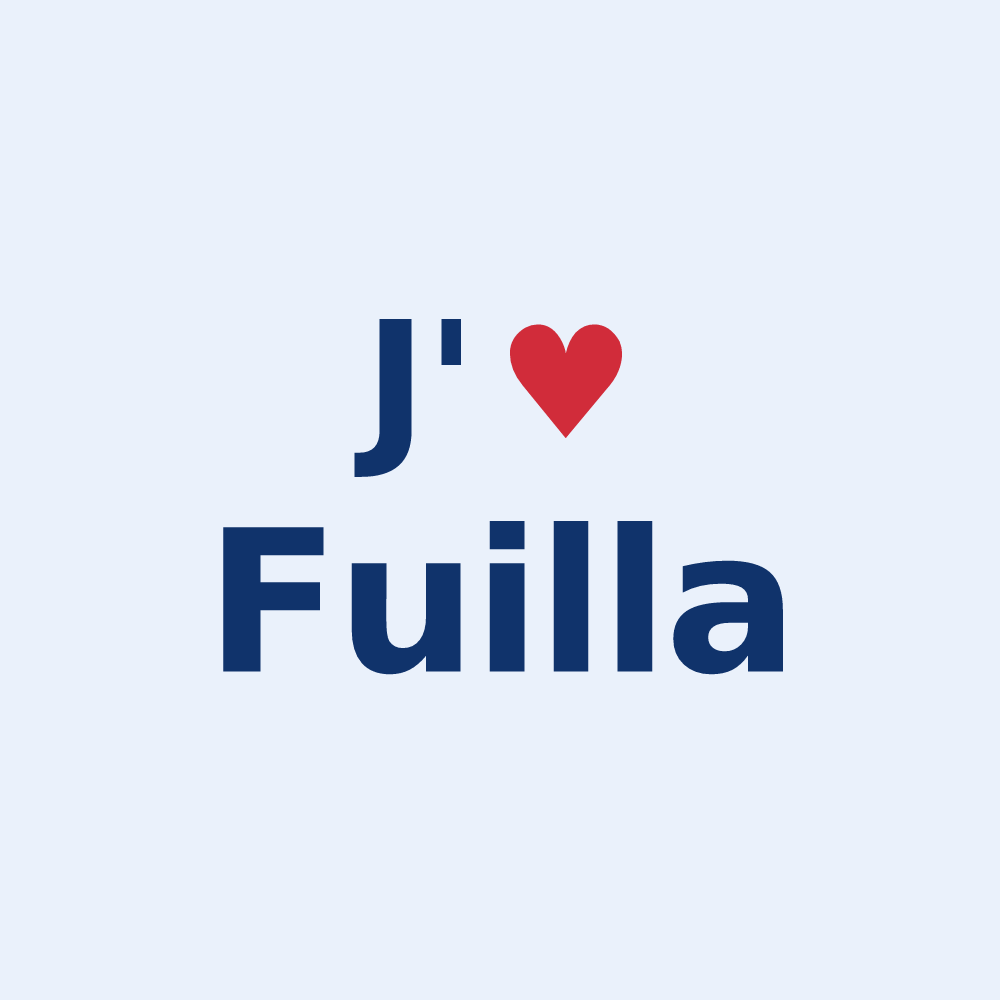 Sticker personnalisé Fuilla — design J'aime Fuilla