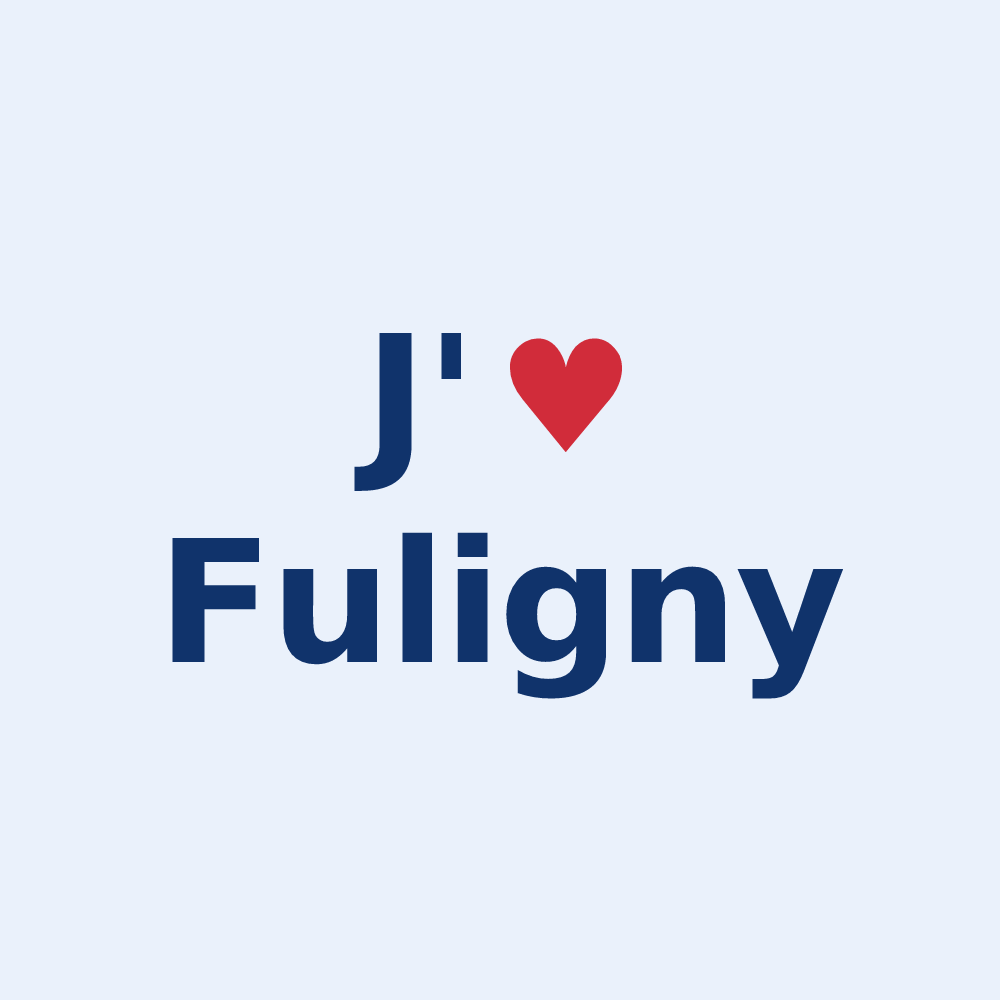 Sticker personnalisé Fuligny — design J'aime Fuligny